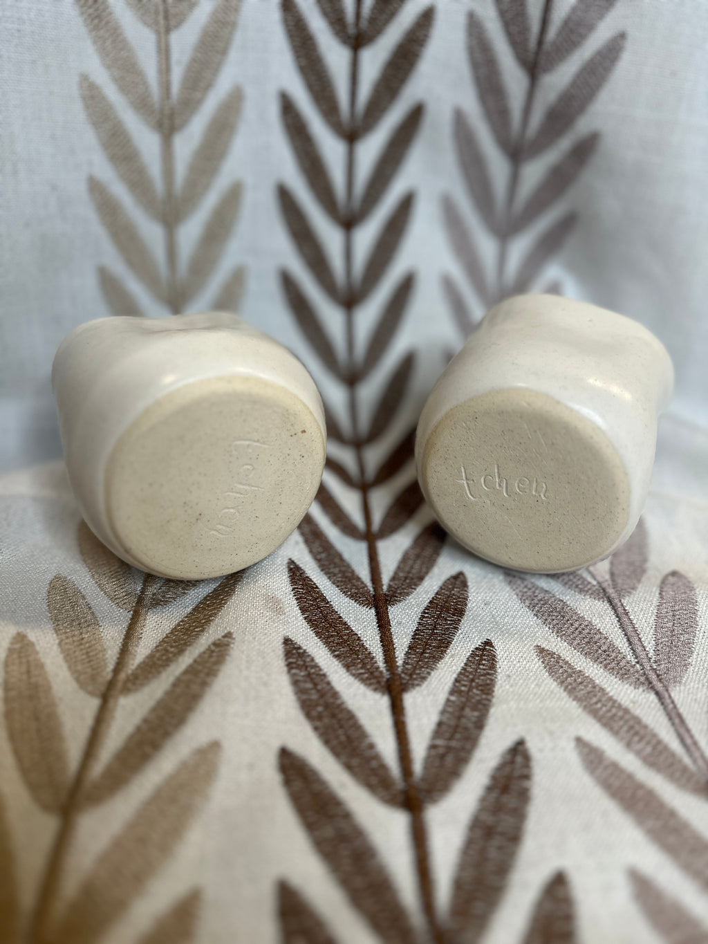 set of white comfy mugs (2)