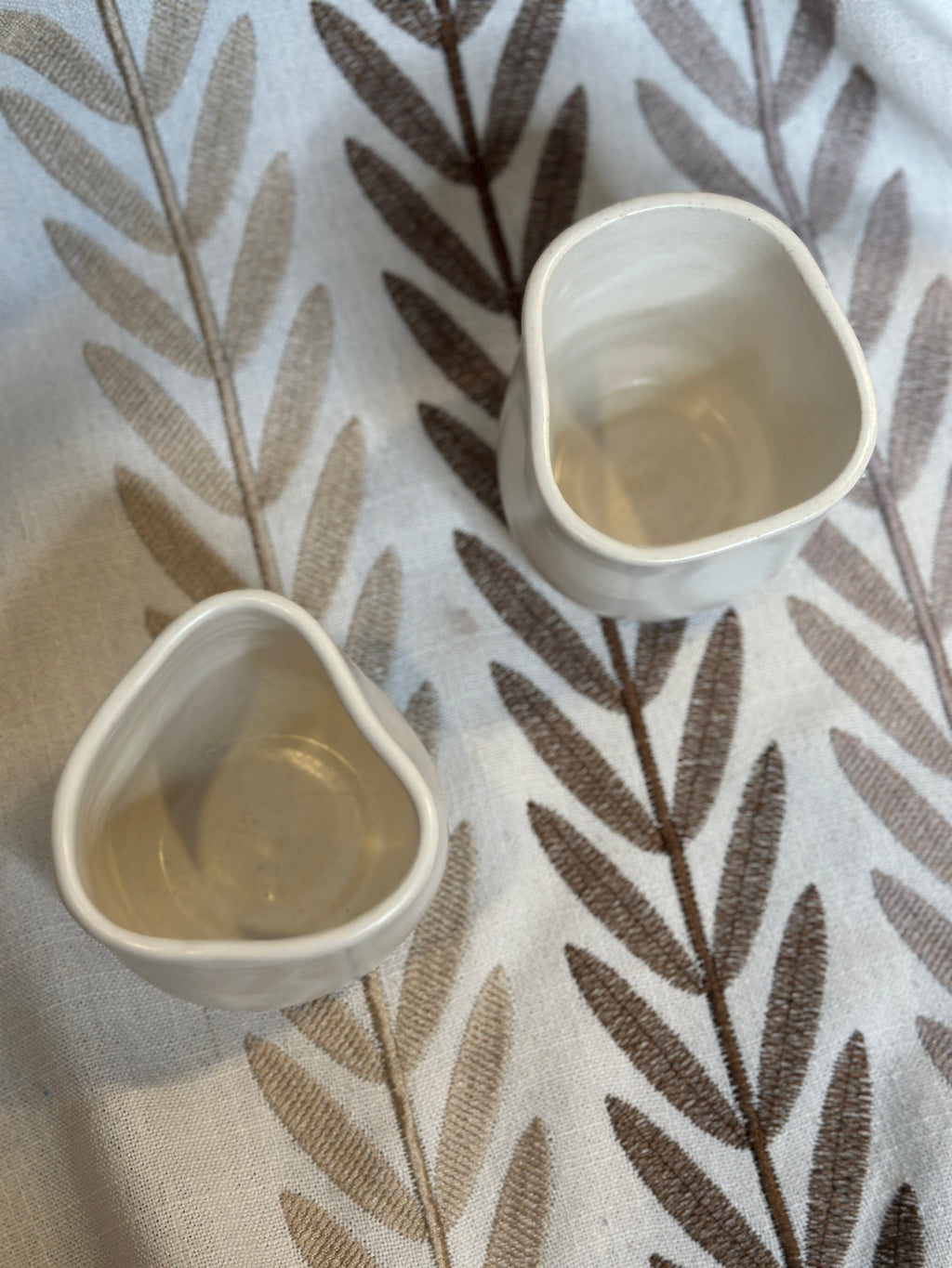 set of white comfy mugs (2)