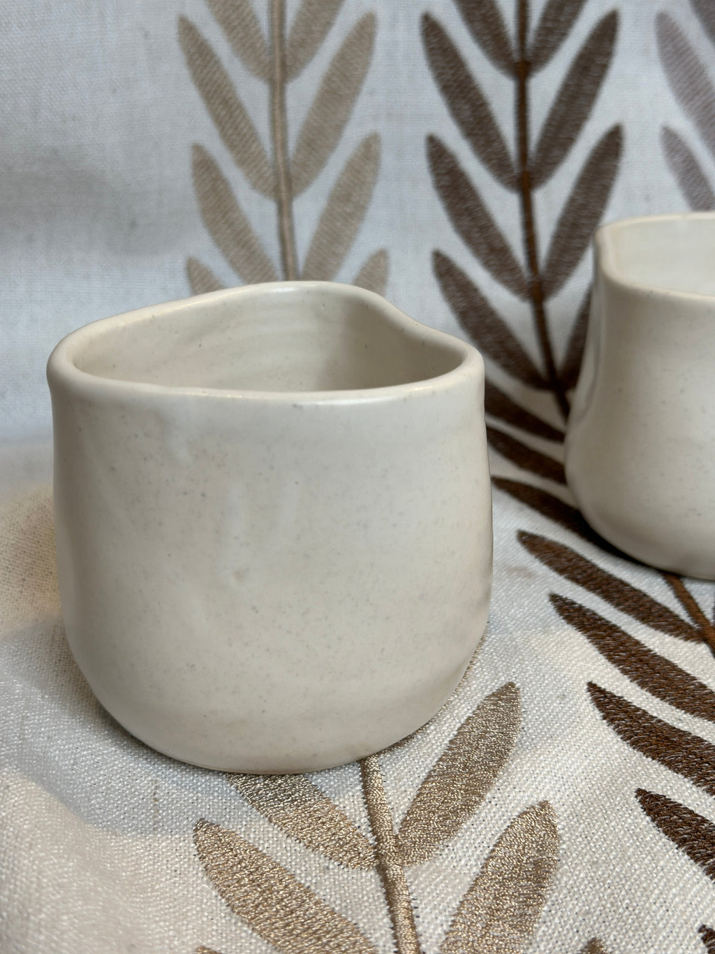 set of white comfy mugs (2)
