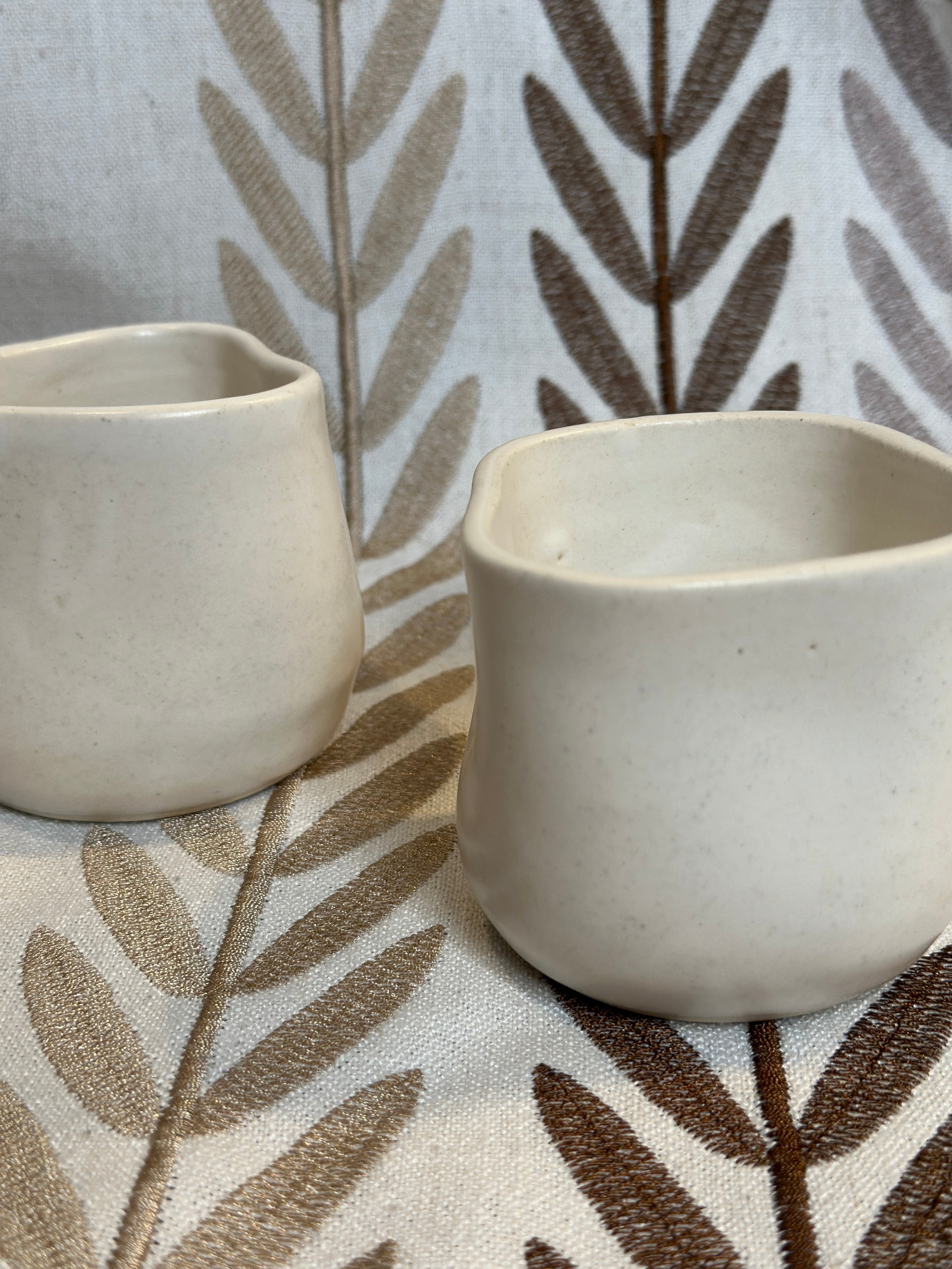 set of white comfy mugs (2)