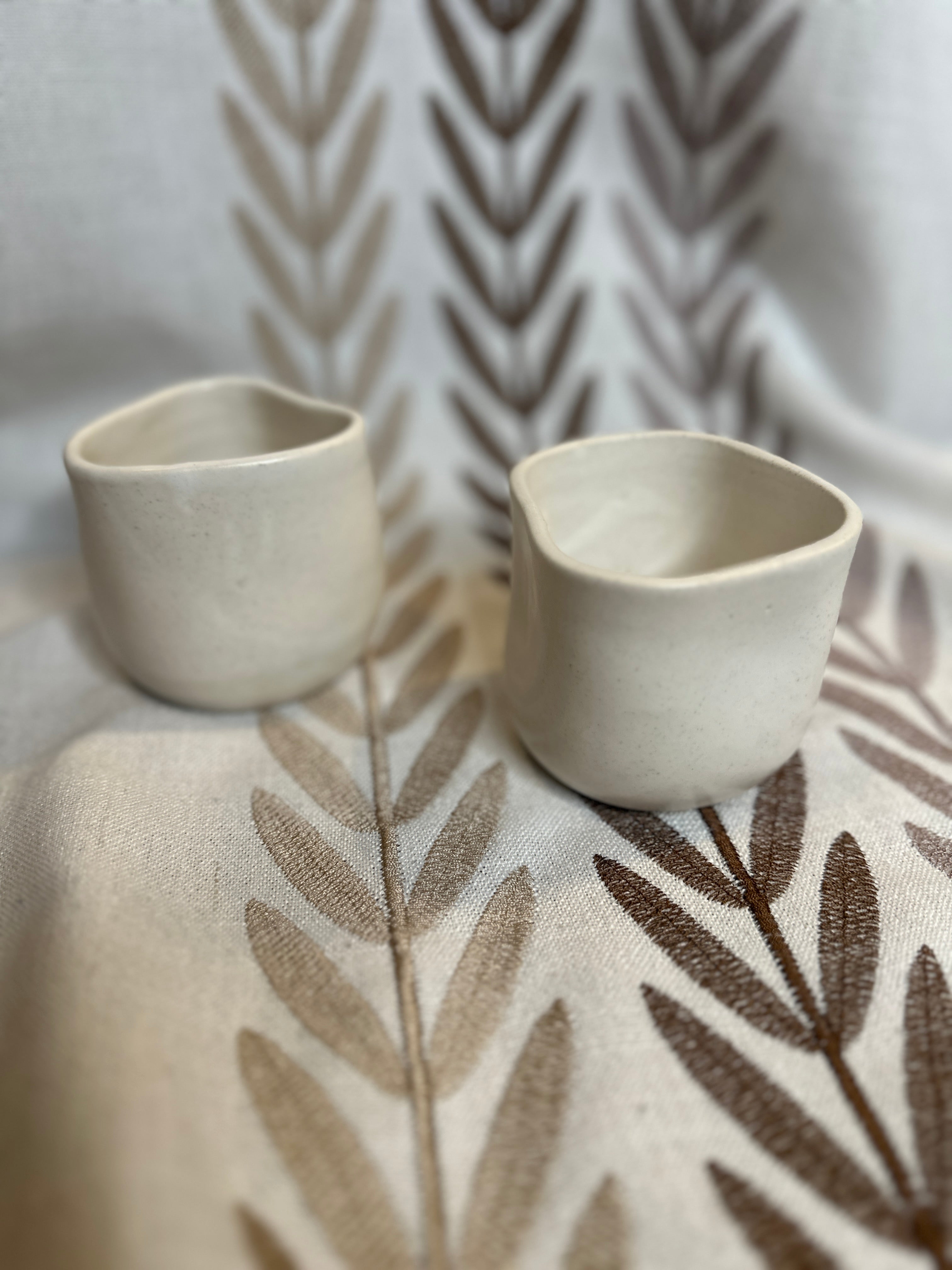 set of white comfy mugs (2)