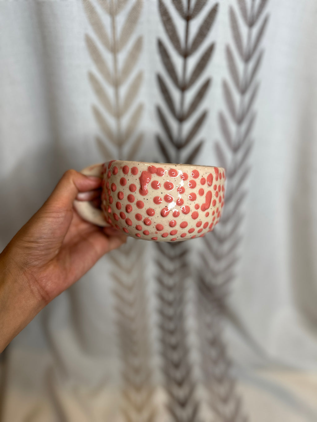 pink bloopy mug
