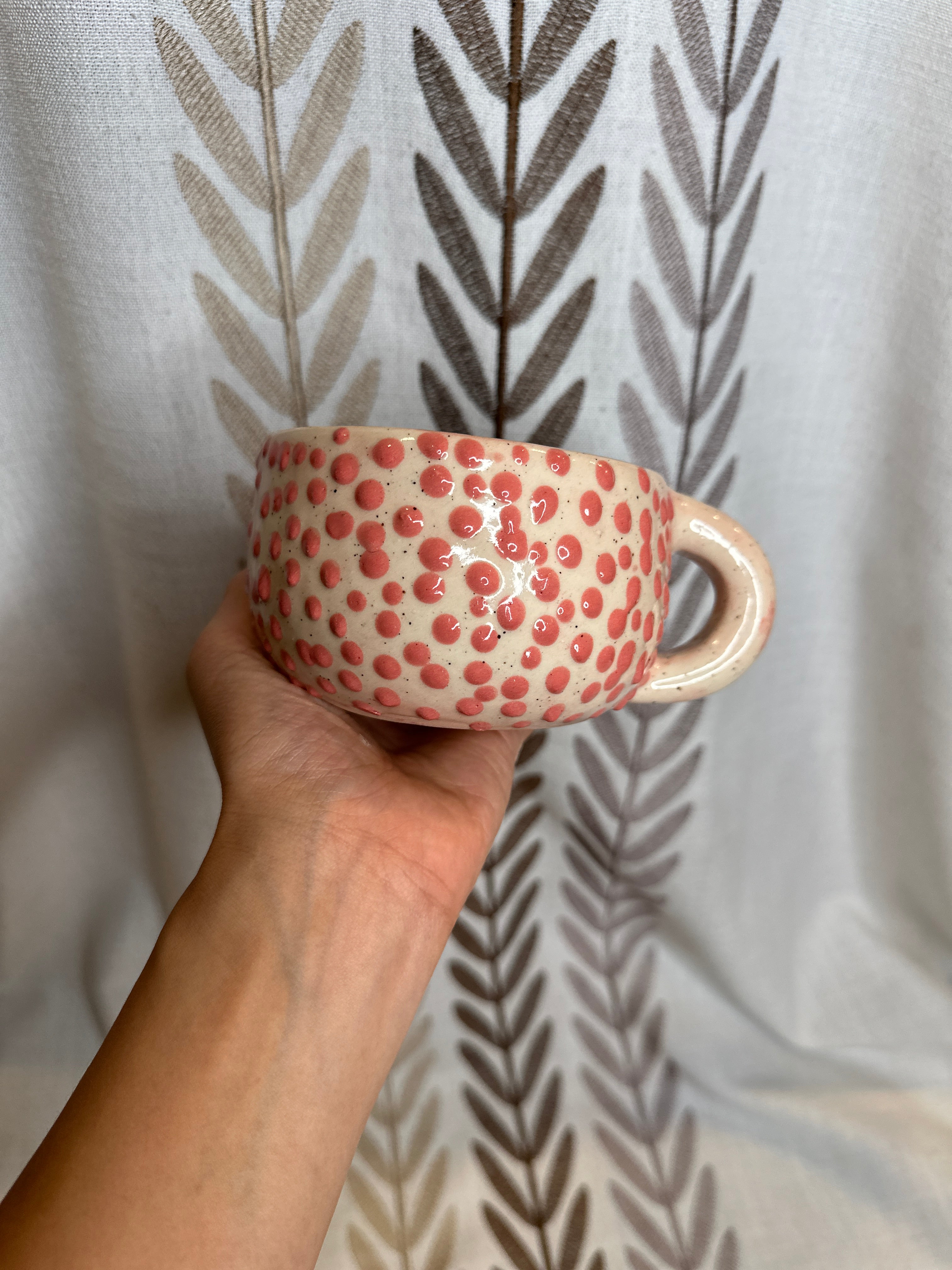 pink bloopy mug