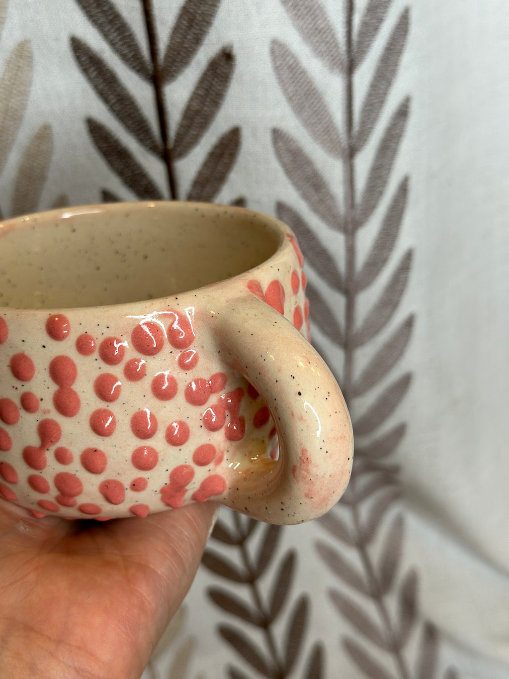 pink bloopy mug