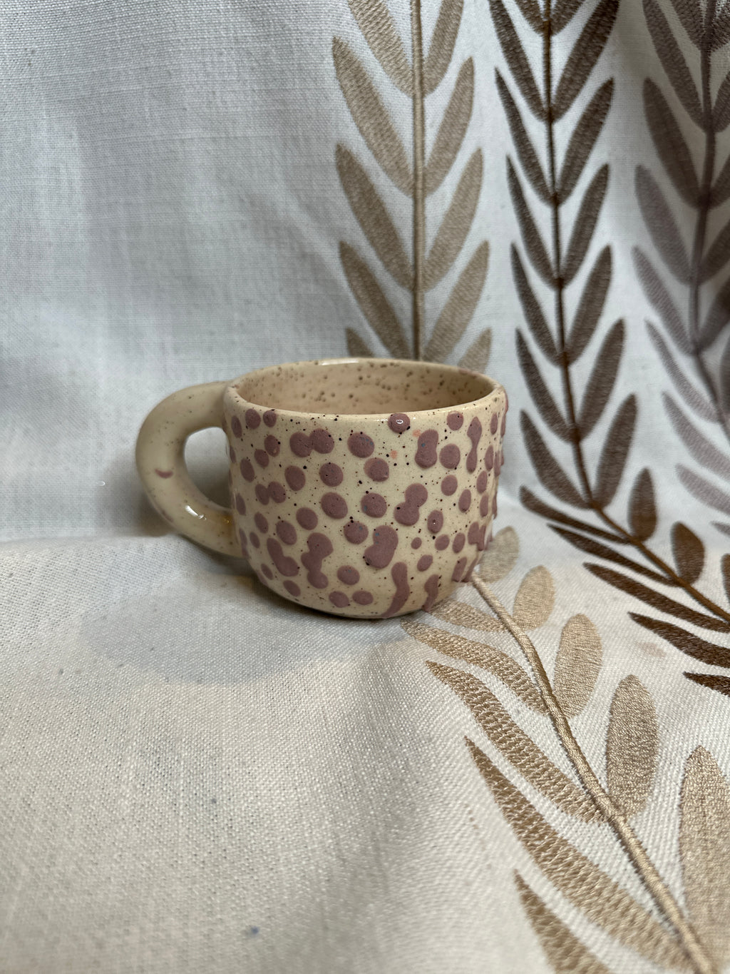 purple bloopy mug