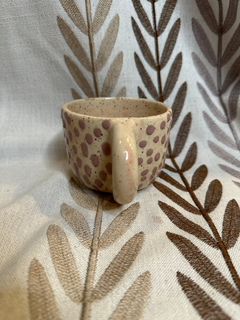 purple bloopy mug